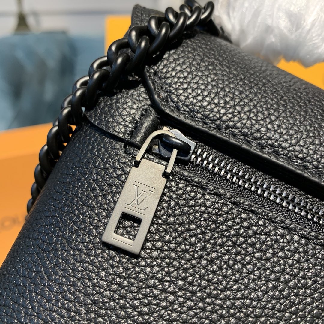 Louis Vuitton MYLOCKME SATCHEL Shoudler Bag M54849 Black